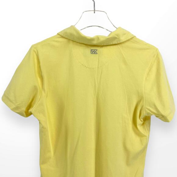 CUTTER AND BUCK Yellow Short Sleeve Polo T-Shirt - Picture 10 of 13
